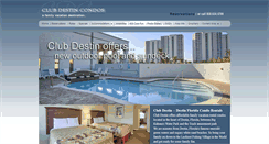 Desktop Screenshot of clubdestin.com